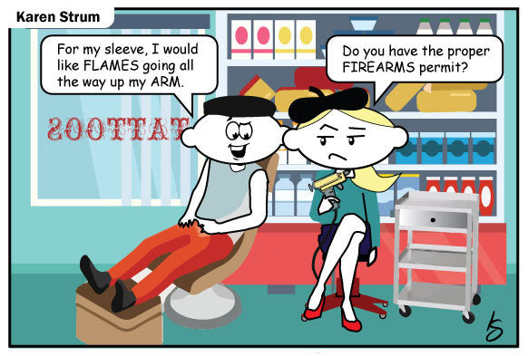 I got my tattoo license!