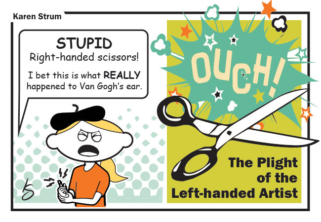 Southpaw Artists are a Rare, but Superior Breed (yes, I'm biased)