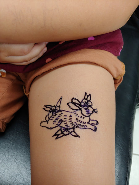 Henna Small 3x3 Tattoo