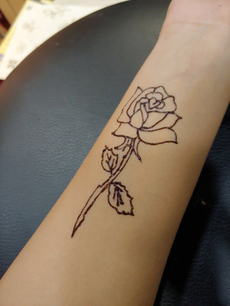Henna Small 3x3 Tattoo