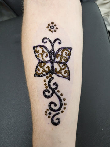 Frat Boy Butterfly: Girliest Henna Ever (by Request!)