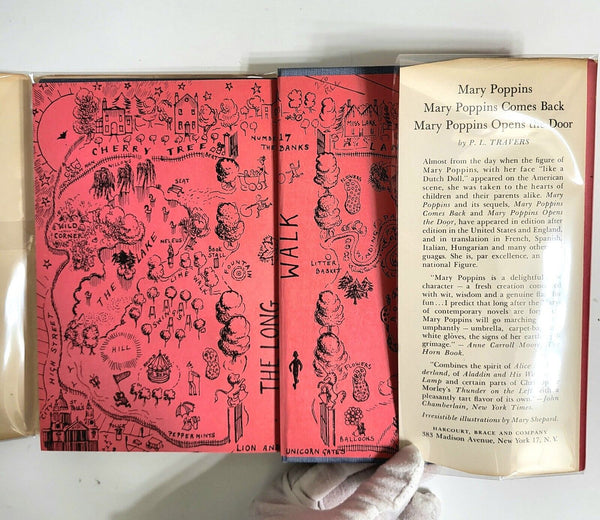 1952 First American Edition Mary Poppins in the Park by P.L. Travers | Illustrated Hardcover w/ Dust Jacket
