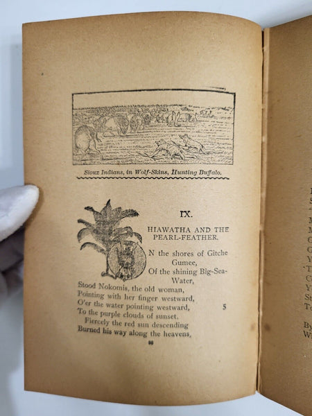 1898 HIAWATHA Longfellow Minnehaha Edition Hardcover