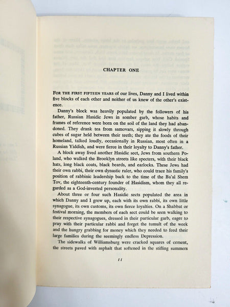 1967 THE CHOSEN Chaim Potok 1st Ed 4th Print Hardcover Dust Jacket