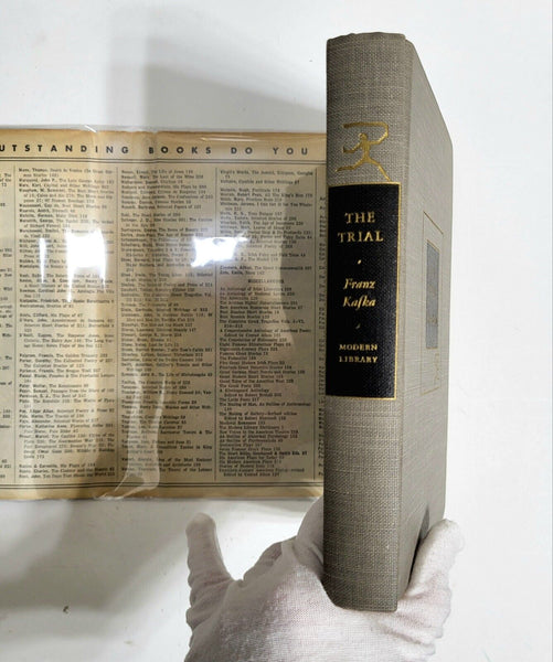Kafka’s The Trial – 1956 Modern Library Hardcover w/ Dust Jacket – Existential Classic