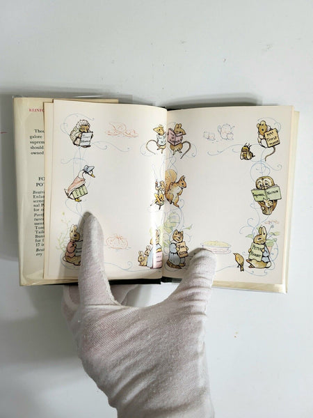 First American Edition Beatrix Potter's "The Tailor of Gloucester" – 1931 Renewed, F. Warne & Co., with Dust Jacket