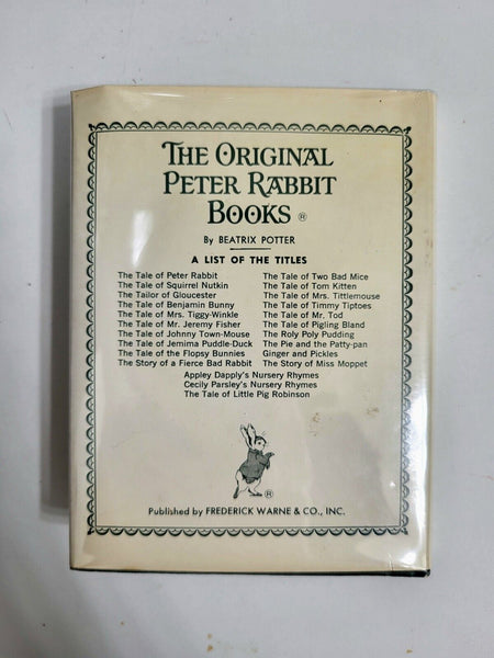First American Edition Beatrix Potter's "The Tailor of Gloucester" – 1931 Renewed, F. Warne & Co., with Dust Jacket