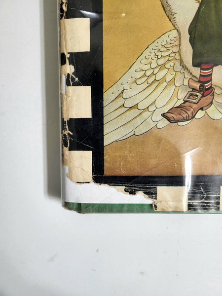 Mother Goose Rand McNally 1936 Vintage Illustrated Hardcover Book with Dust Jacket