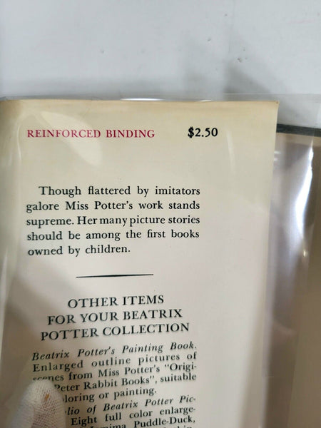 First American Edition Beatrix Potter's "The Tailor of Gloucester" – 1931 Renewed, F. Warne & Co., with Dust Jacket