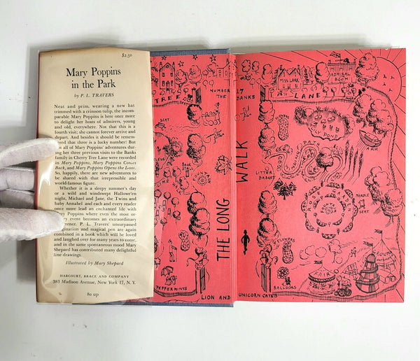 1952 First American Edition Mary Poppins in the Park by P.L. Travers | Illustrated Hardcover w/ Dust Jacket