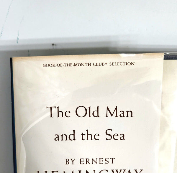 1952 THE OLD MAN AND THE SEA Ernest Hemingway BCE Hardcover DJ