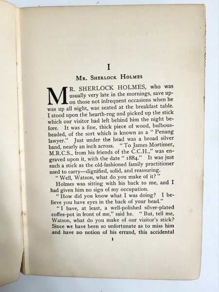 The Hound of the Baskervilles – 1902 First Edition, 4th Impression Grosset & Dunlap | Originally copyrighted by George Newnes Conan Doyle 4th Impression George Newnes...