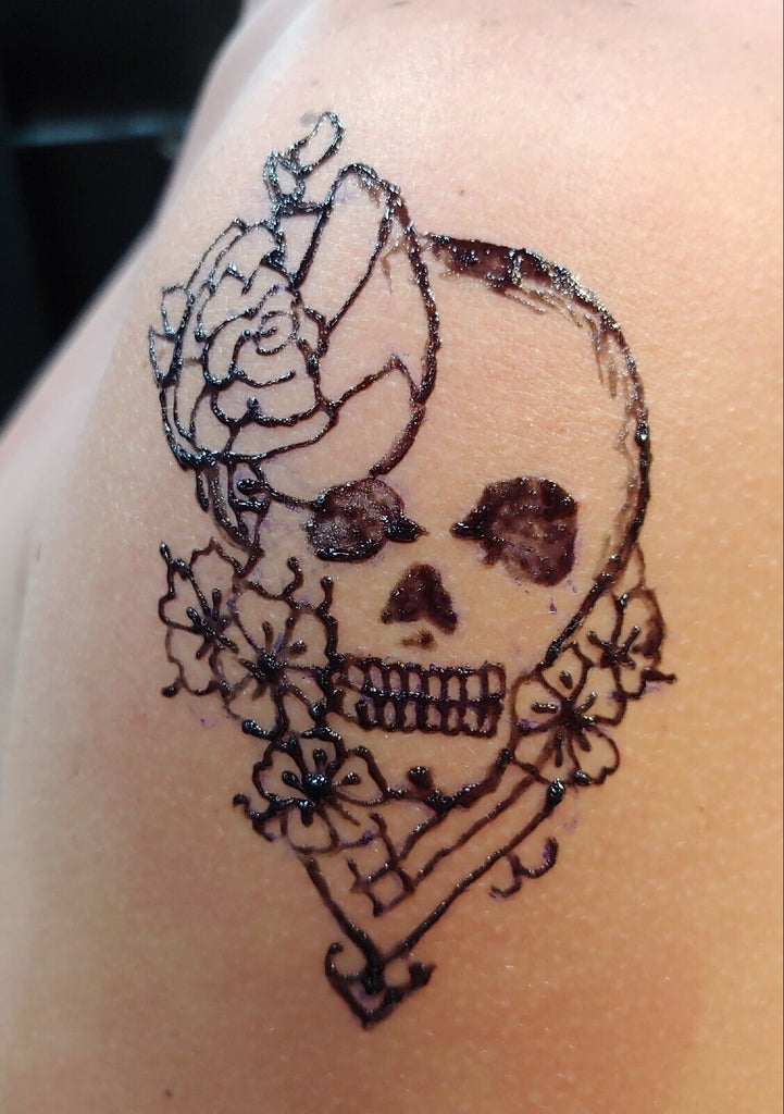 Henna Large 5x5 Tattoo
