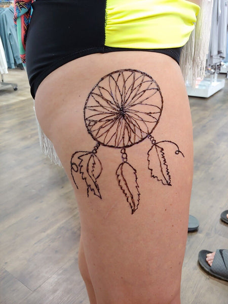 Henna Large 5x5 Tattoo