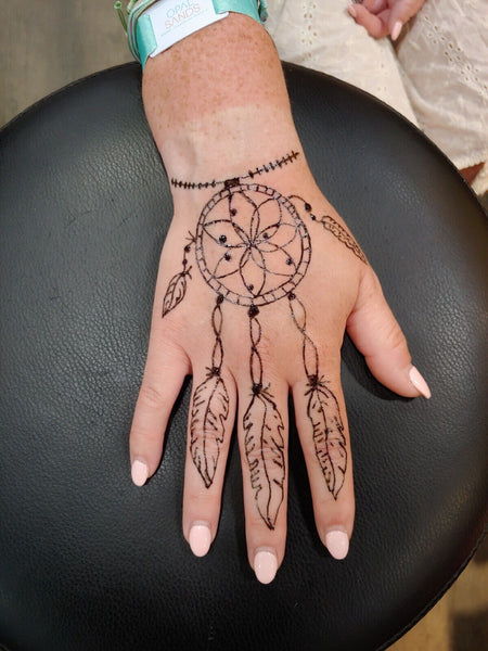Henna Hand Tattoo