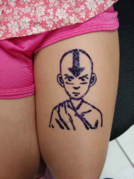 Henna Large 5x5 Tattoo