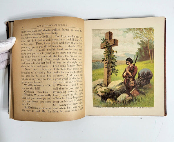 189 PILGRIM'S PROGRESS One Word Syllable Hardcover Illustrated