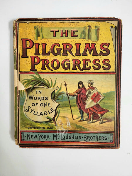 189 PILGRIM'S PROGRESS One Word Syllable Hardcover Illustrated