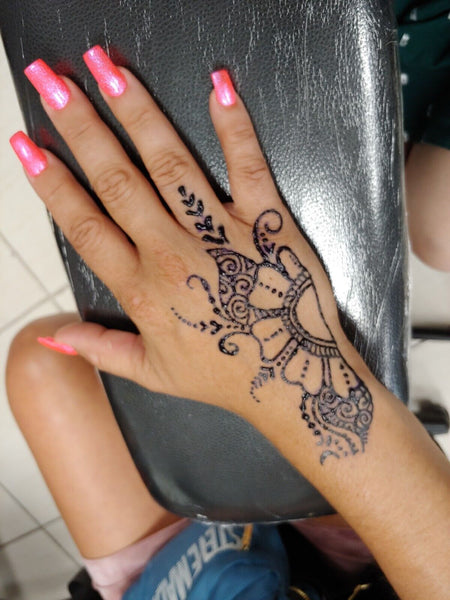 Henna Hand Tattoo