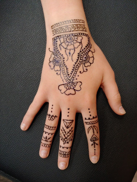 Henna Hand Tattoo