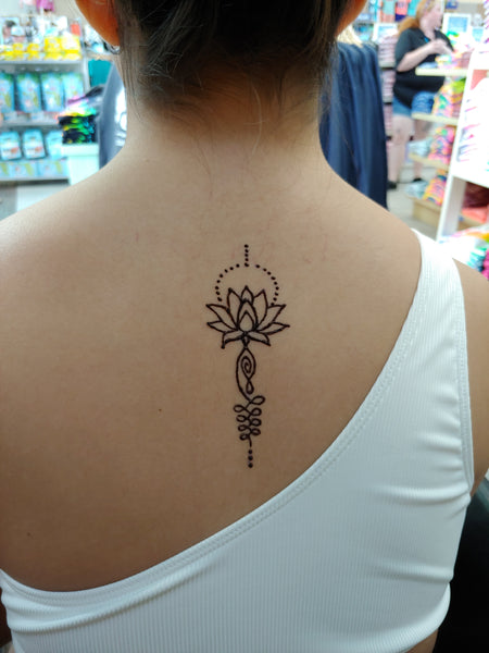 Henna Narrow 3x6 Tattoo