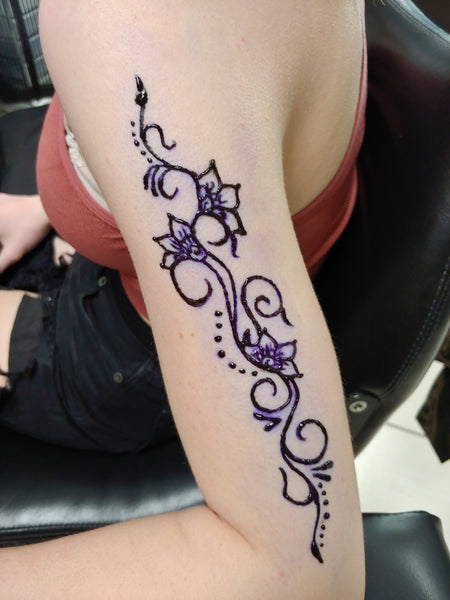 Henna Narrow 3x6 Tattoo