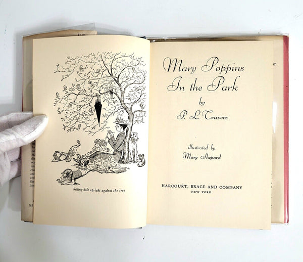 1952 MARY POPPINS IN THE PARK P.L. Travers Hadcover Dust Jacket