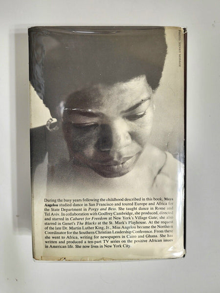 1969 I KNOW WHY THE CAGED BIRD SINGS First Printing Maya Angelou HCDJ