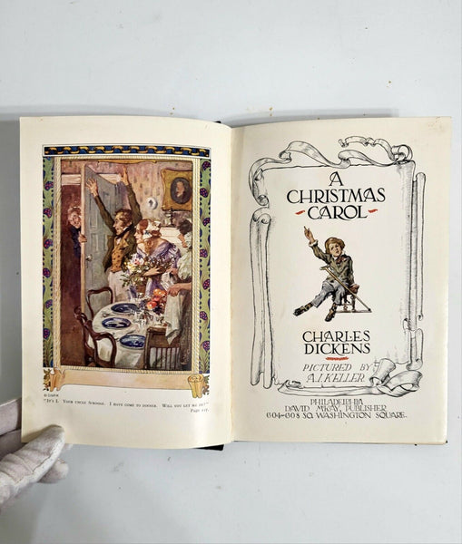 1914 A CHRISTMAS CAROL Charles Dickens Hardcover