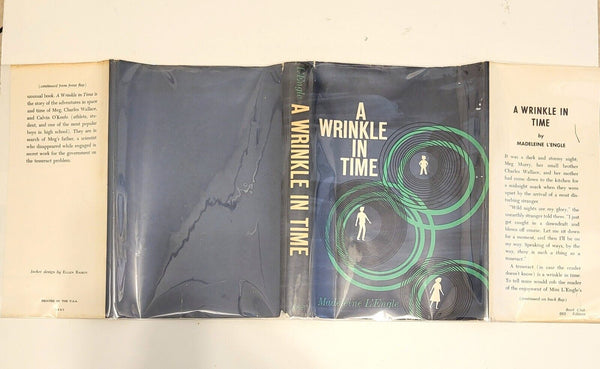 1962 A WRINKLE IN TIME Madeleine L'Engle Hardcover DJ BCE