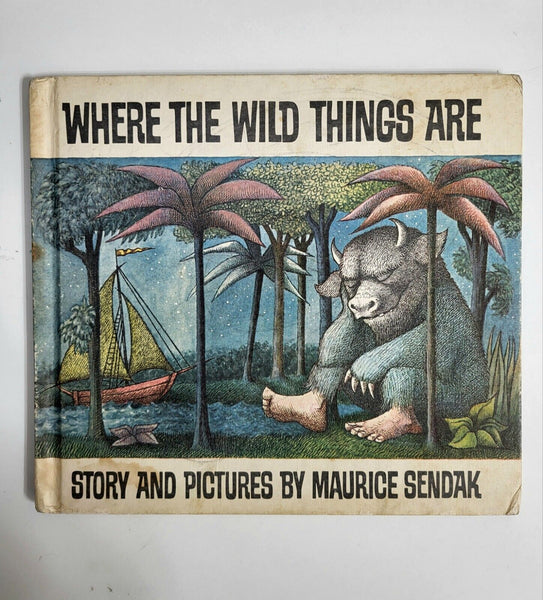 1963 WHERE THE WILD THINGS ARE Maurice Sendak Hardcover BCE