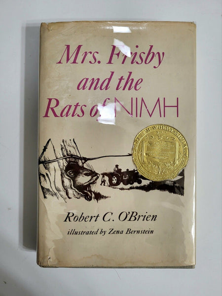 1975 MRS FRISBY AND THE RATS OF NIMH 1st Ed JULY 6TH Imp Robert C. O'Brien HC DJ