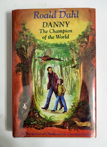 1975 DANNY CHAMPION OF THE WORLD Roald Dahl 1st Ed 1st Print HC DJ