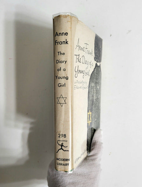 1952 ANNE FRANK: DIARY OF A YOUNG GIRL Modern Library Dust Jacket