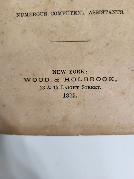 1876 EATING FOR STRENGTH Vegetarian Cookbook M.L. Holbrook MD  Hardcover