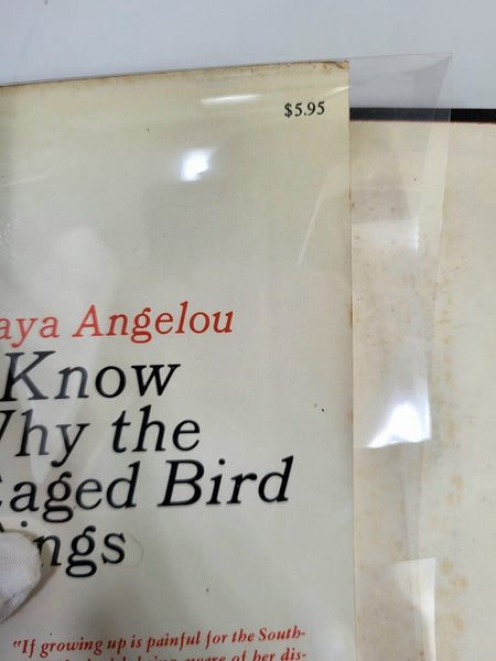 1969 I KNOW WHY THE CAGED BIRD SINGS First Printing Maya Angelou HCDJ