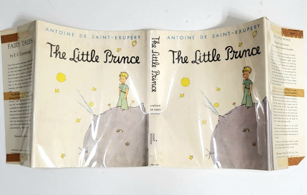 1943 THE LITTLE PRINCE Antoine De Saint-Exupery Hardcover DJ Orig $4.95 Ex-lib