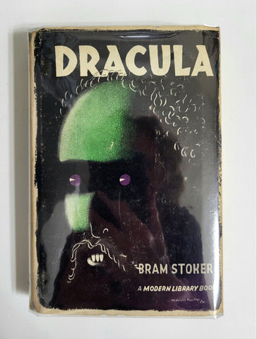 1950s DRACULA Modern Library #31 Bram Stoker Hardcover Dust Jacket