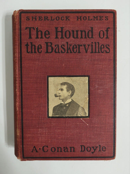 1902 THE HOUND OF THE BASKERVILLES Conan Doyle 4th Impression George Newnes...