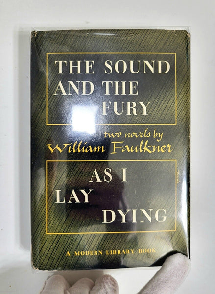 1946 THE SOUND AND THE FURY & AS I LAY DYING William Faulkner Moder Library...