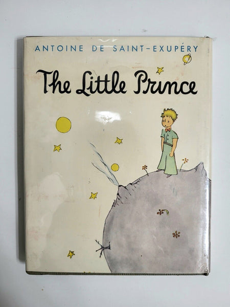 1943 THE LITTLE PRINCE Antoine De Saint-Exupery Hardcover DJ Orig $4.95 Ex-lib