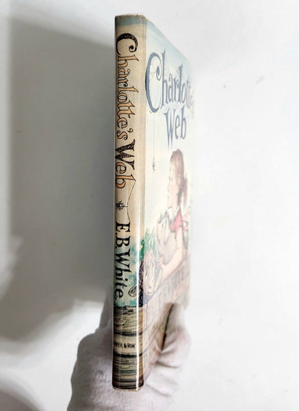 1952 CHARLOTTE'S WEB E.B. White Book Club Edition  Hardcover Dust Jacket