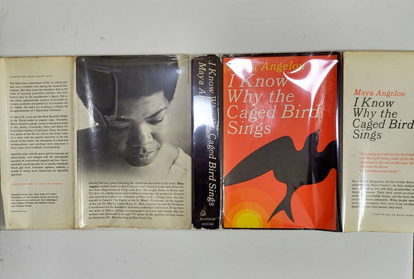 1969 I KNOW WHY THE CAGED BIRD SINGS First Printing Maya Angelou HCDJ