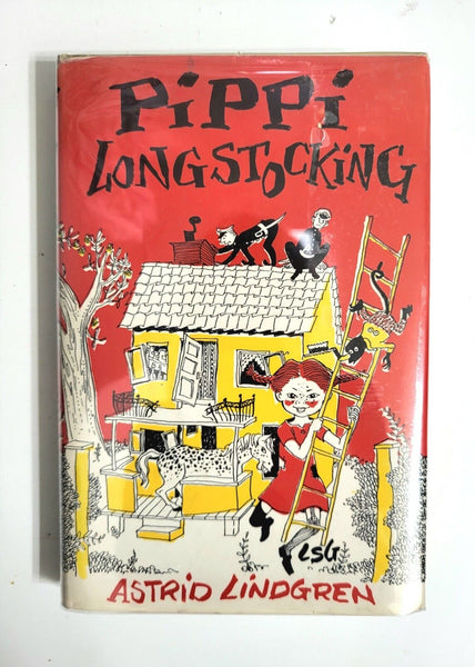 1950 PIPPI LONGSTOCKING Astrid Lindgren Hardcover DJ