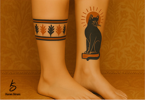 Behemoth the Cat – Tampa Bay Henna Tattoo, Art Print, or Note Cards | Inspired by The Master and Margarita