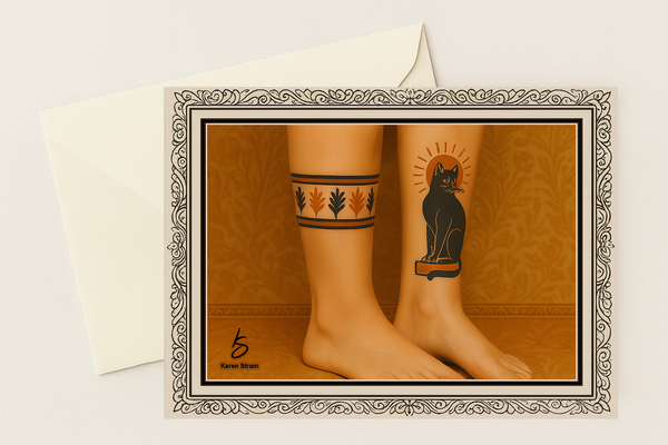 Behemoth the Cat – Tampa Bay Henna Tattoo, Art Print, or Note Cards | Inspired by The Master and Margarita