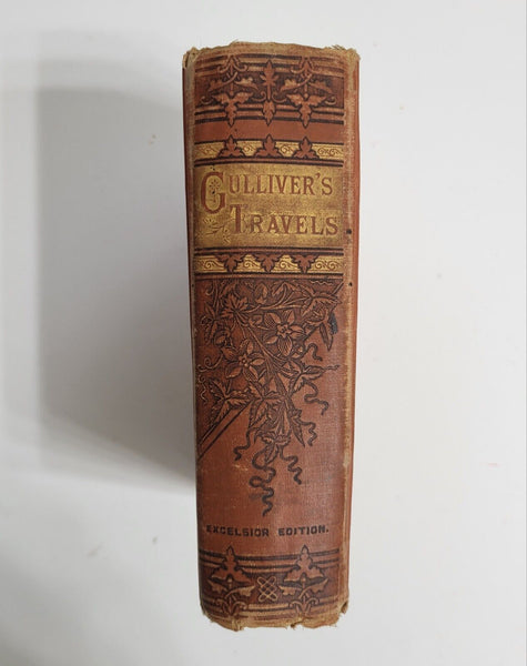 1875 GULLIVER'S TRAVELS Jonathan Swift Illustrated Excelsion Edition
