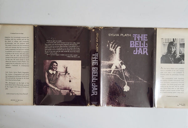1971 THE BELL JAR Sylvia Plath Hardcover BCE Dust Jacket