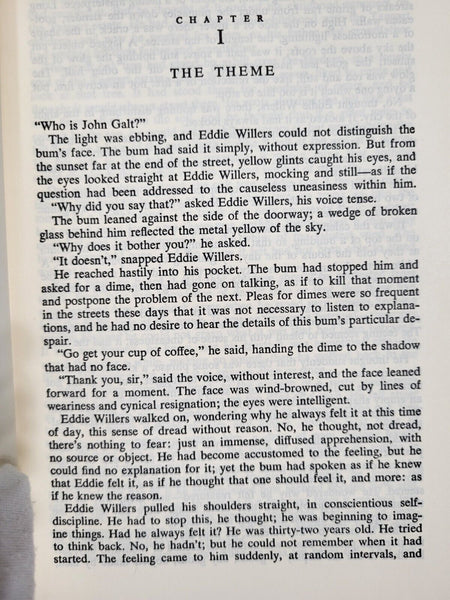 1957 ATLAS SHRUGGED Ayn Rand First Edition: 24th Printing Hardcover Dust Jacket