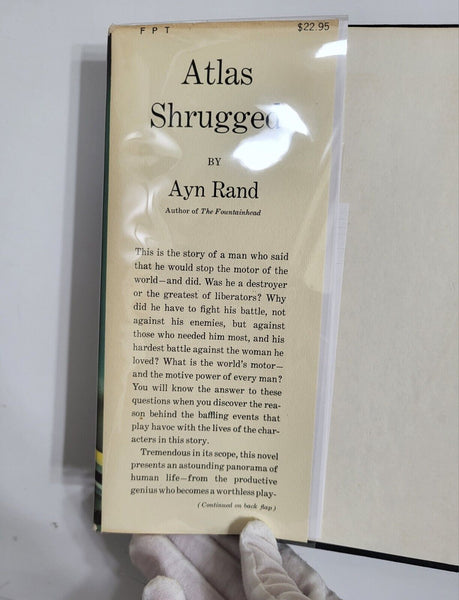 1957 ATLAS SHRUGGED Ayn Rand First Edition: 24th Printing Hardcover Dust Jacket